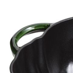  Nồi gang Staub bí ngô 24cm 3.45L - Màu xanh húng quế 1030324 