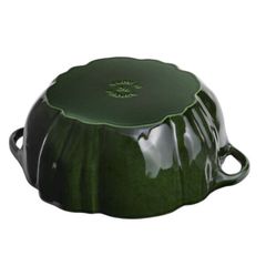  Nồi gang Staub bí ngô 24cm 3.45L - Màu xanh húng quế 1030324 