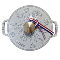  Nồi gang Staub Margaret bông lúa 16cm 1.1L màu ghi xám - 1125816107 