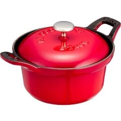  Nồi gang Staub Cocotte Vintage 12cm quai vểnh  – 0.5L màu đỏ 
