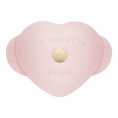  Nồi gang Staub Heart 20cm hình trái tim 1.75L - Màu hồng sorbet 