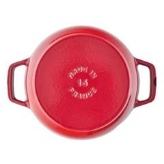  Nồi gang Staub La Marmite Lys 16cm 1.1L đỏ Chery 