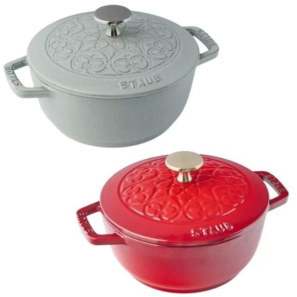 Nồi gang Staub La Marmite Lys 16cm 1.1L đỏ Chery