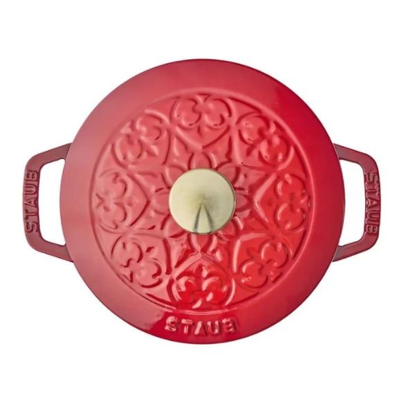Nồi gang Staub La Marmite Lys 16cm 1.1L đỏ Chery