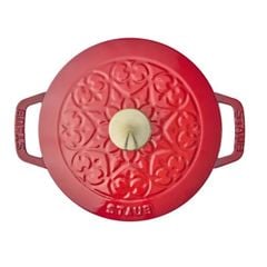  Nồi gang Staub La Marmite Lys 16cm 1.1L đỏ Chery 