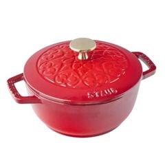  Nồi gang Staub La Marmite Lys 16cm 1.1L đỏ Chery 
