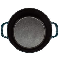  Nồi gang Staub Lamer 24cm 3.7L - Xanh cổ vịt 40508-654-0 
