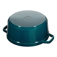  Nồi gang Staub Lamer 24cm 3.7L - Xanh cổ vịt 40508-654-0 