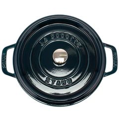  Nồi gang Staub Lamer 26cm 5.2L - Xanh cổ vịt 