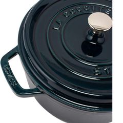  Nồi gang Staub Lamer 26cm 5.2L - Xanh cổ vịt 