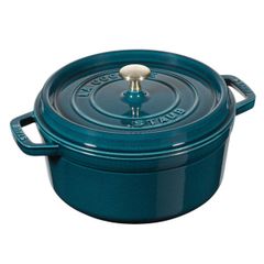  Nồi gang Staub Lamer 26cm 5.2L - Xanh cổ vịt 