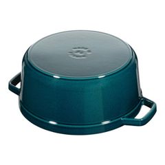  Nồi gang Staub Lamer 26cm 5.2L - Xanh cổ vịt 