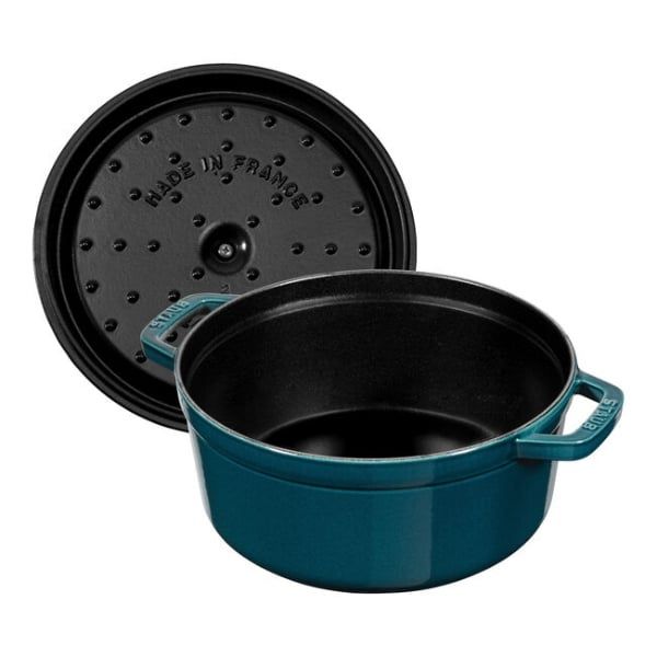 Nồi gang Staub Lamer 26cm 5.2L - Xanh cổ vịt