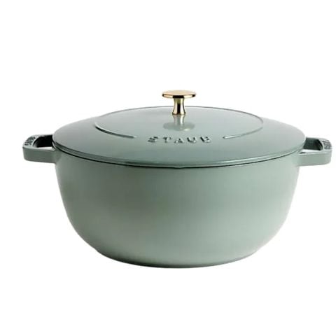 Nồi gang Staub Wanabe 18cm 1.66L màu xanh mint