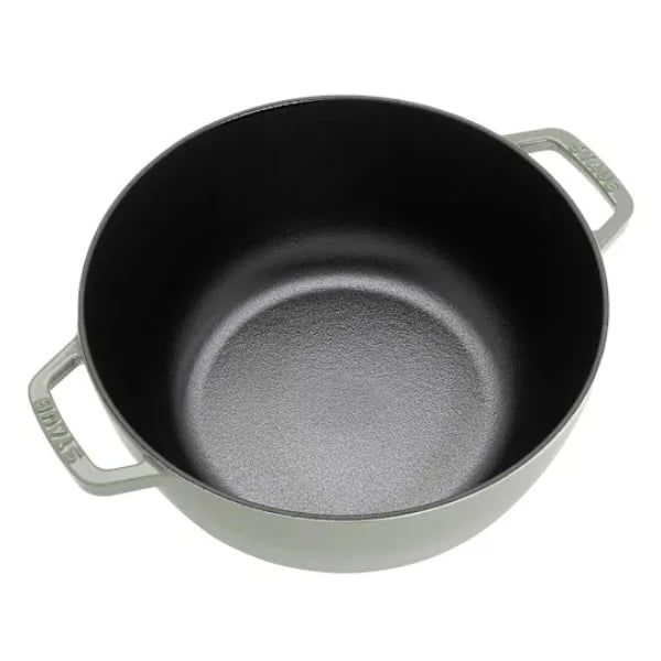 Nồi gang Staub Wanabe 18cm 1.66L màu xanh mint