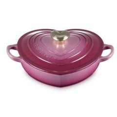 Nồi gang trái tim Le Creuset 20cm màu hồng dâu Berry 