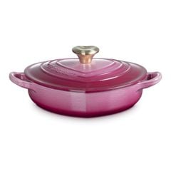  Nồi gang trái tim Le Creuset 20cm màu hồng dâu Berry 