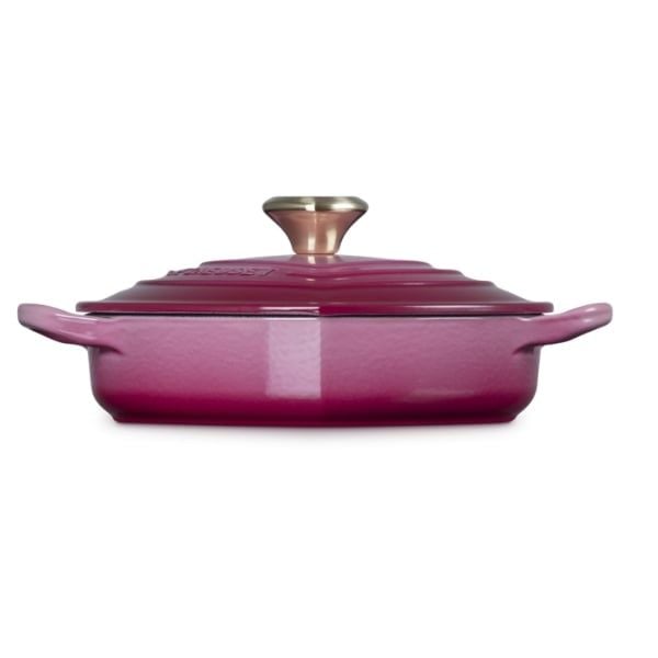 Nồi gang tráng men trái tim Le Creuset 20cm màu hồng dâu Berry