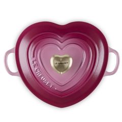  Nồi gang trái tim Le Creuset 20cm màu hồng dâu Berry 