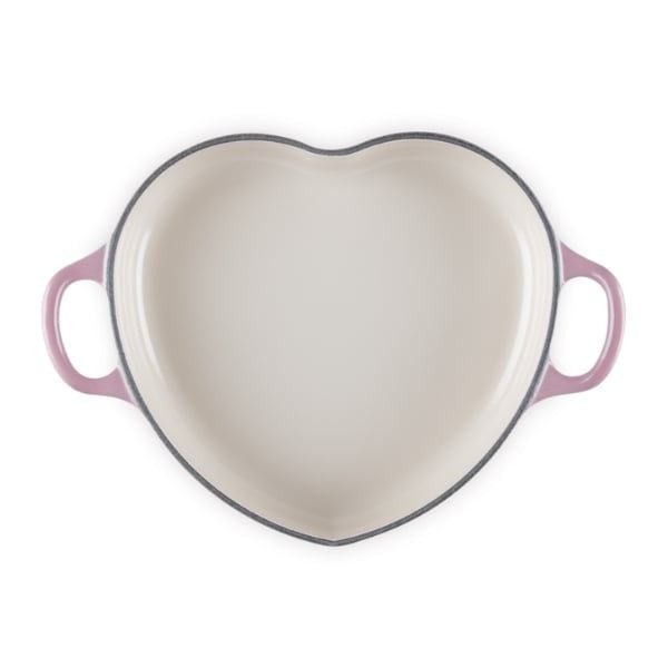 Nồi gang tráng men trái tim Le Creuset 20cm màu hồng dâu Berry