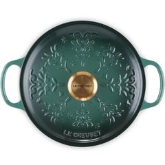  Nồi gang tròn Le Creuset Noel 24cm 4.2L - Màu Xanh 
