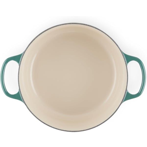Nồi gang tròn Le Creuset Noel 24cm 4.2L - Màu Xanh