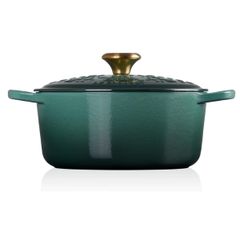  Nồi gang tròn Le Creuset Noel 24cm 4.2L - Màu Xanh 