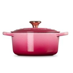  Nồi gang tròn Le Creuset Signature 18cm 1.8L màu hồng dâu Ombre 