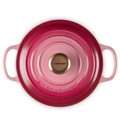  Nồi gang tròn Le Creuset Signature 18cm 1.8L màu hồng dâu Ombre 