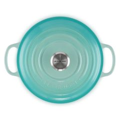  Nồi gang tròn Le Creuset Signature 18cm 1.8L màu xanh mint bạc hà 