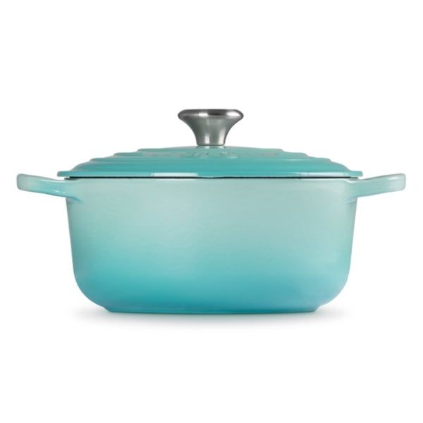 Nồi gang tròn Le Creuset Signature 18cm 1.8L màu xanh mint bạc hà