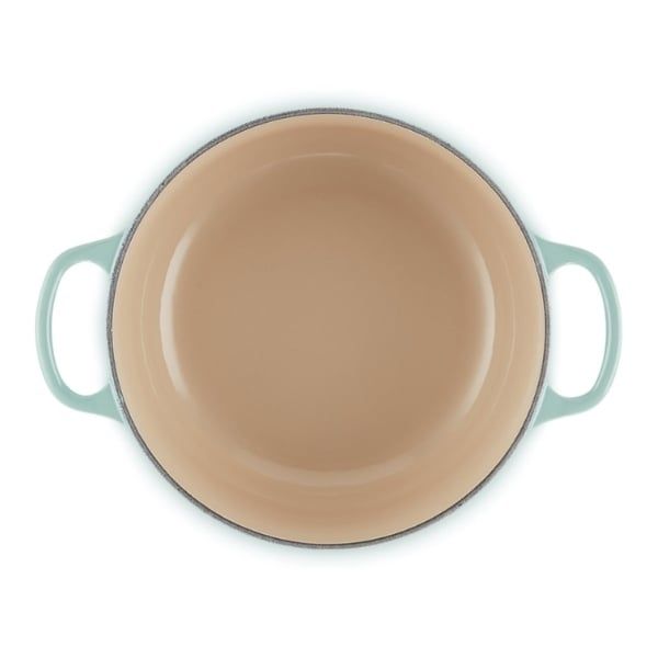 Nồi gang tròn Le Creuset Signature 18cm 1.8L màu xanh mint bạc hà