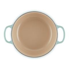  Nồi gang tròn Le Creuset Signature 20cm 2.4L màu xanh mint bạc hà 