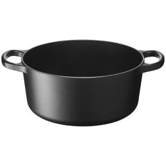  Nồi gang tròn Le Creuset Signature 22cm màu đen nhám - Brater rund Evo 21177220000430 
