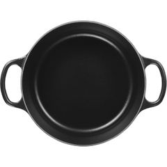  Nồi gang tròn Le Creuset Signature 22cm màu đen nhám - Brater rund Evo 21177220000430 
