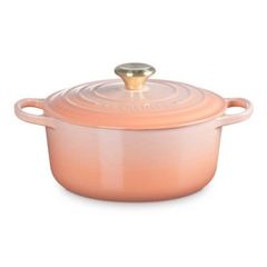  Nồi gang tròn Le Creuset Signature 24cm - 4.2L Màu Peche 