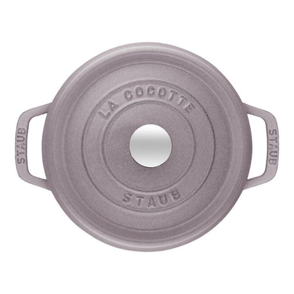 Nồi gang tròn Staub 16cm, 1.2L màu hồng