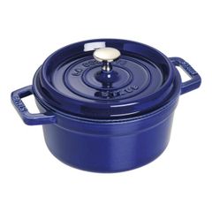  Nồi gang tròn Staub 20cm 2.2L - Xanh Dark Blue 