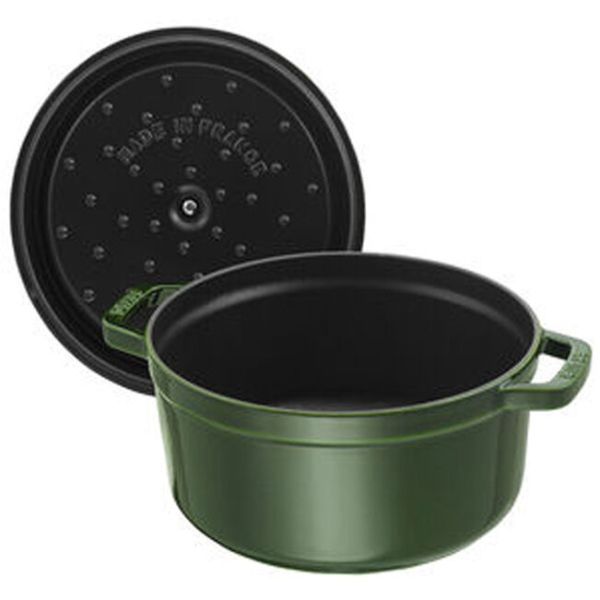 Nồi gang tròn Staub 20cm 2.2L - Xanh húng quế