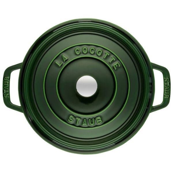Nồi gang tròn Staub 20cm 2.2L - Xanh húng quế
