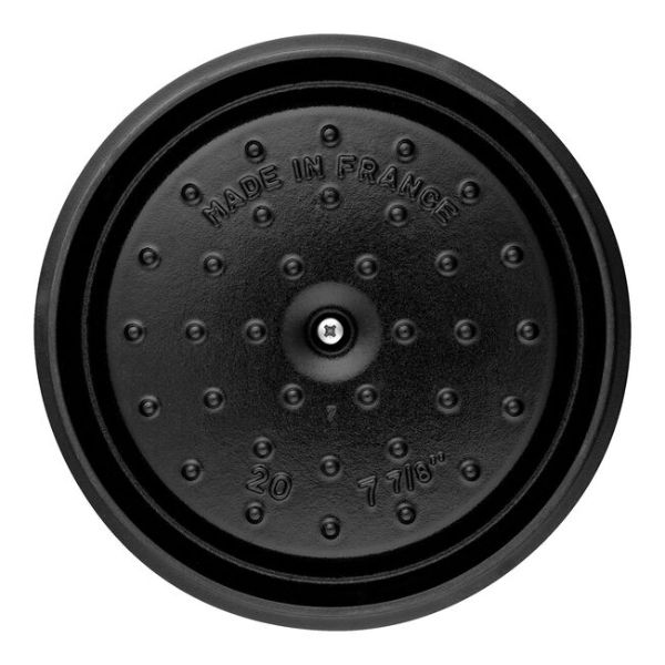 Nồi gang tròn Staub 20cm 2.2L - Màu Xanh Xô thơm