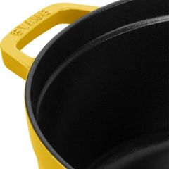  Nồi gang tròn Staub 22cm 2.6L màu vàng chanh Citron 