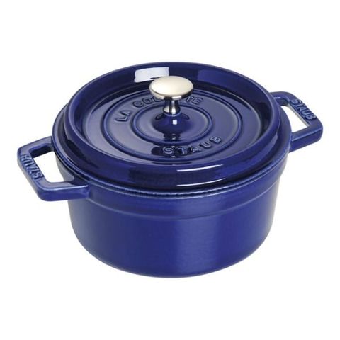 Nồi gang tròn Staub 22cm 2.6L - Xanh Dark Blue