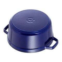  Nồi gang tròn Staub 22cm 2.6L - Xanh Dark Blue 