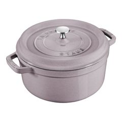  Nồi gang tròn Staub 24cm 3.7L - Màu hồng Cherry Blossom 