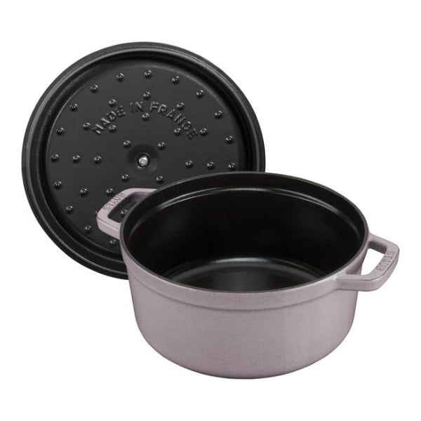 Nồi gang tròn Staub 24cm 3.7L - Màu hồng Cherry Blossom