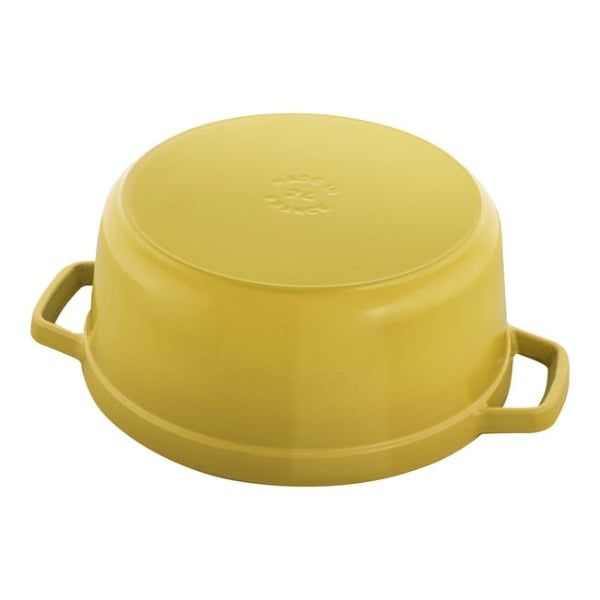 Nồi gang tròn Staub 24cm 3.7L màu vàng chanh Citron