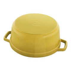  Nồi gang tròn Staub 24cm 3.7L màu vàng chanh Citron 