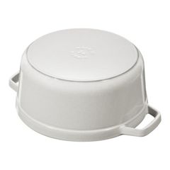  Nồi gang tròn Staub 24cm 3.8L - Màu trắng sữa White Truffle 