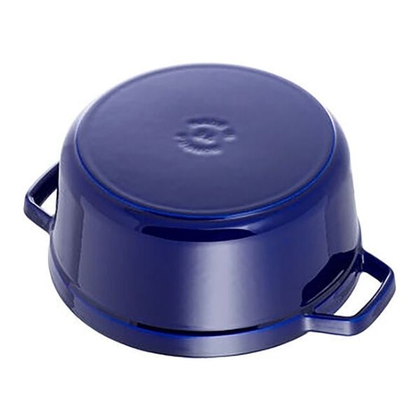 Nồi gang tròn Staub 24cm 3.8L - Xanh Dark Blue